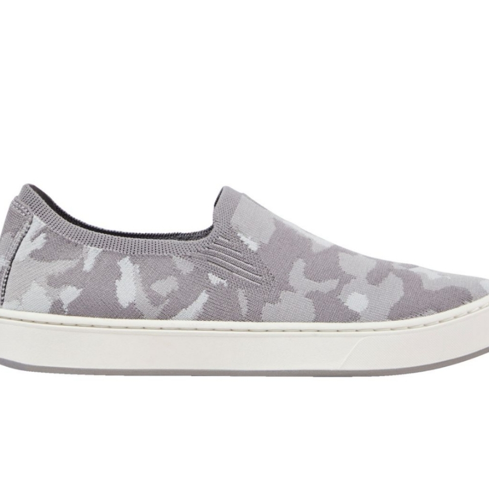 L.L.Bean Gray Eco Bay Knit Sneaker Slip-On Size 7.5